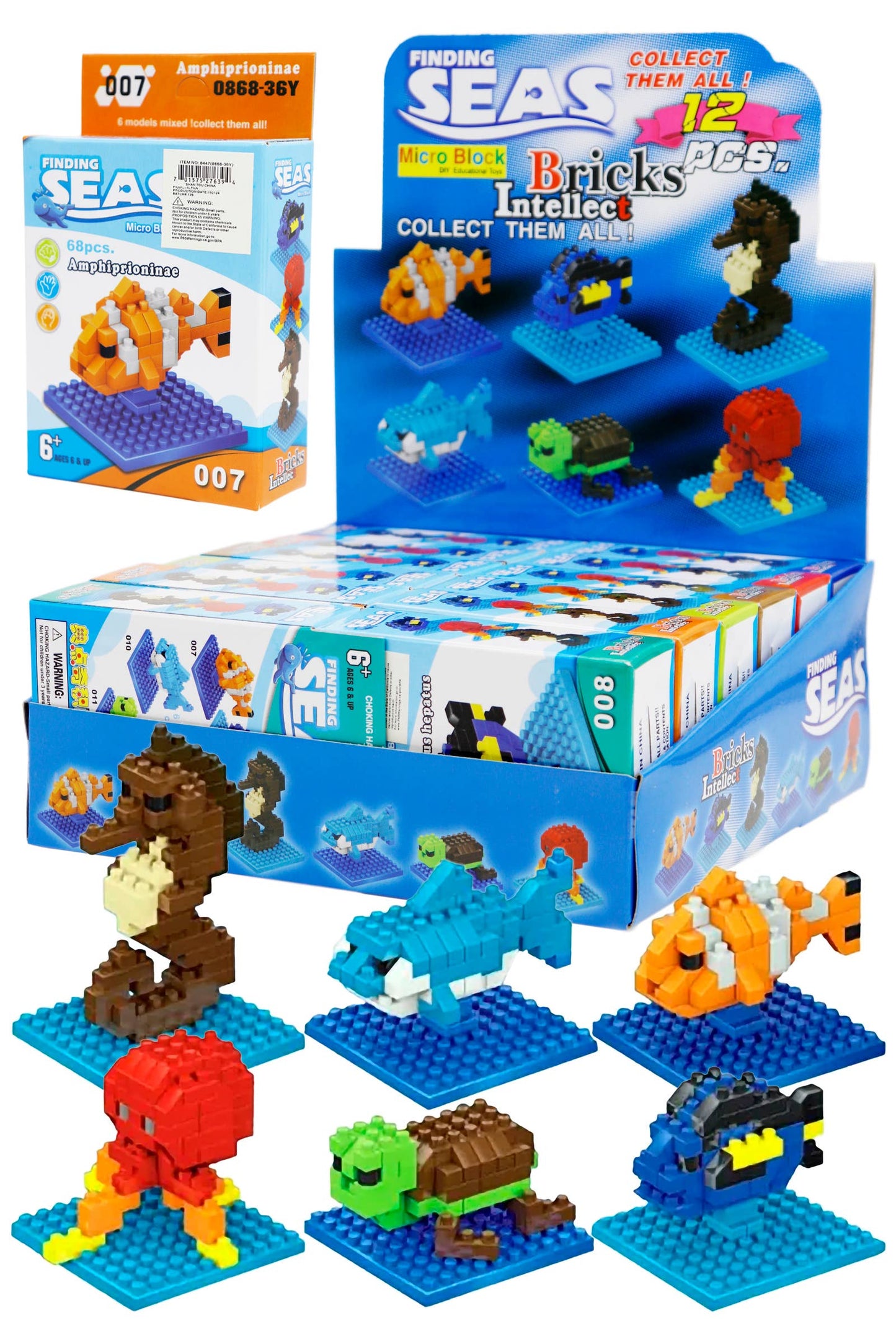 Sea Animals DIY Building Block Kit