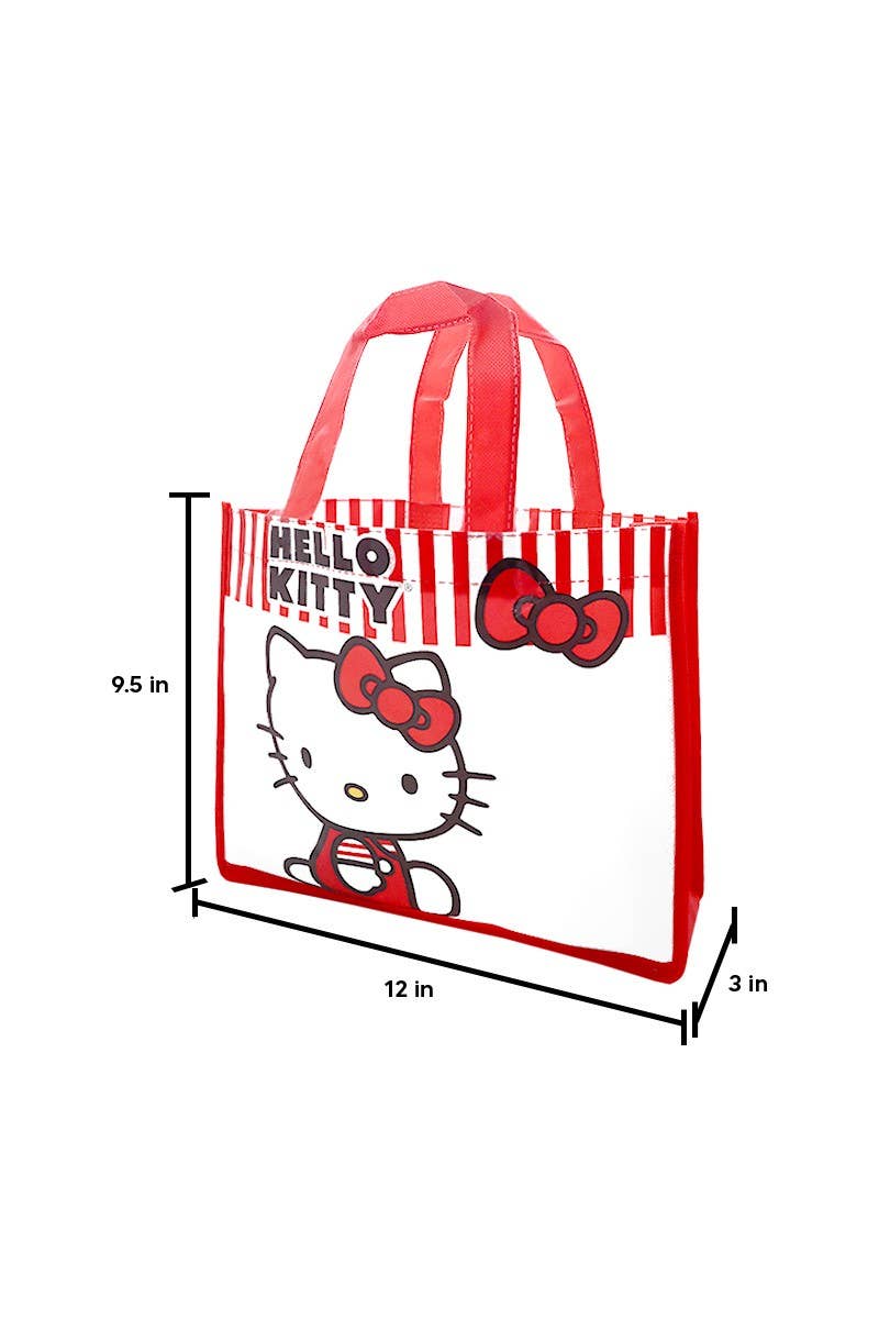 Hello Kitty Medium Eco Friendly Red Tote Bag
