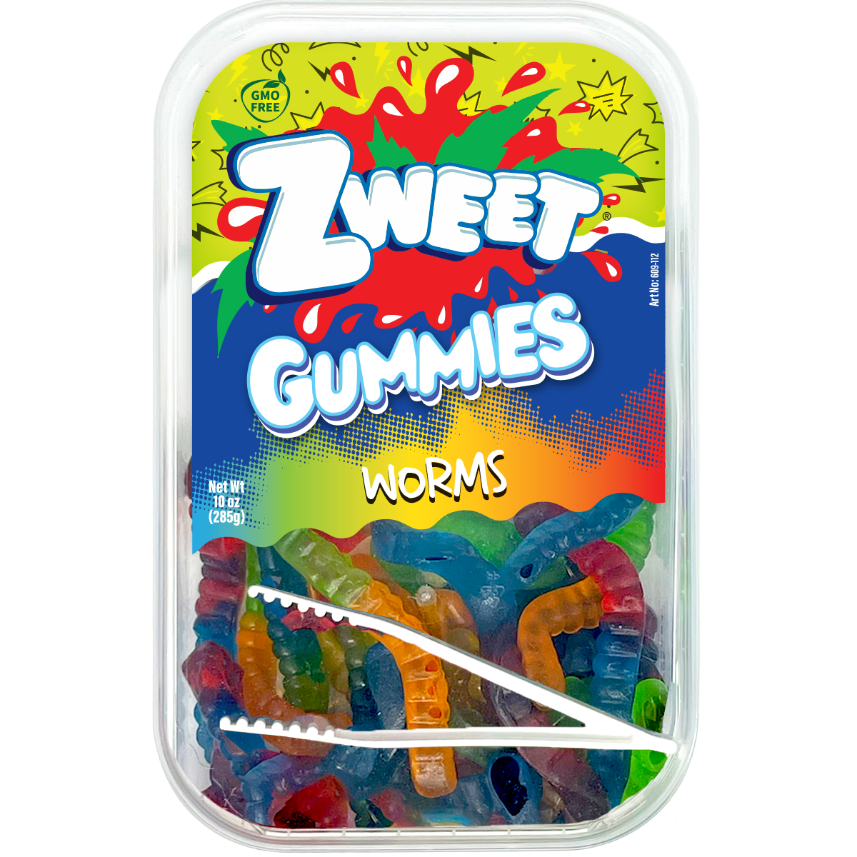 Gummy Worms | 10 oz | Zweet: Pack of 1