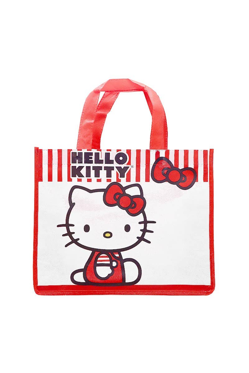 Hello Kitty Medium Eco Friendly Red Tote Bag