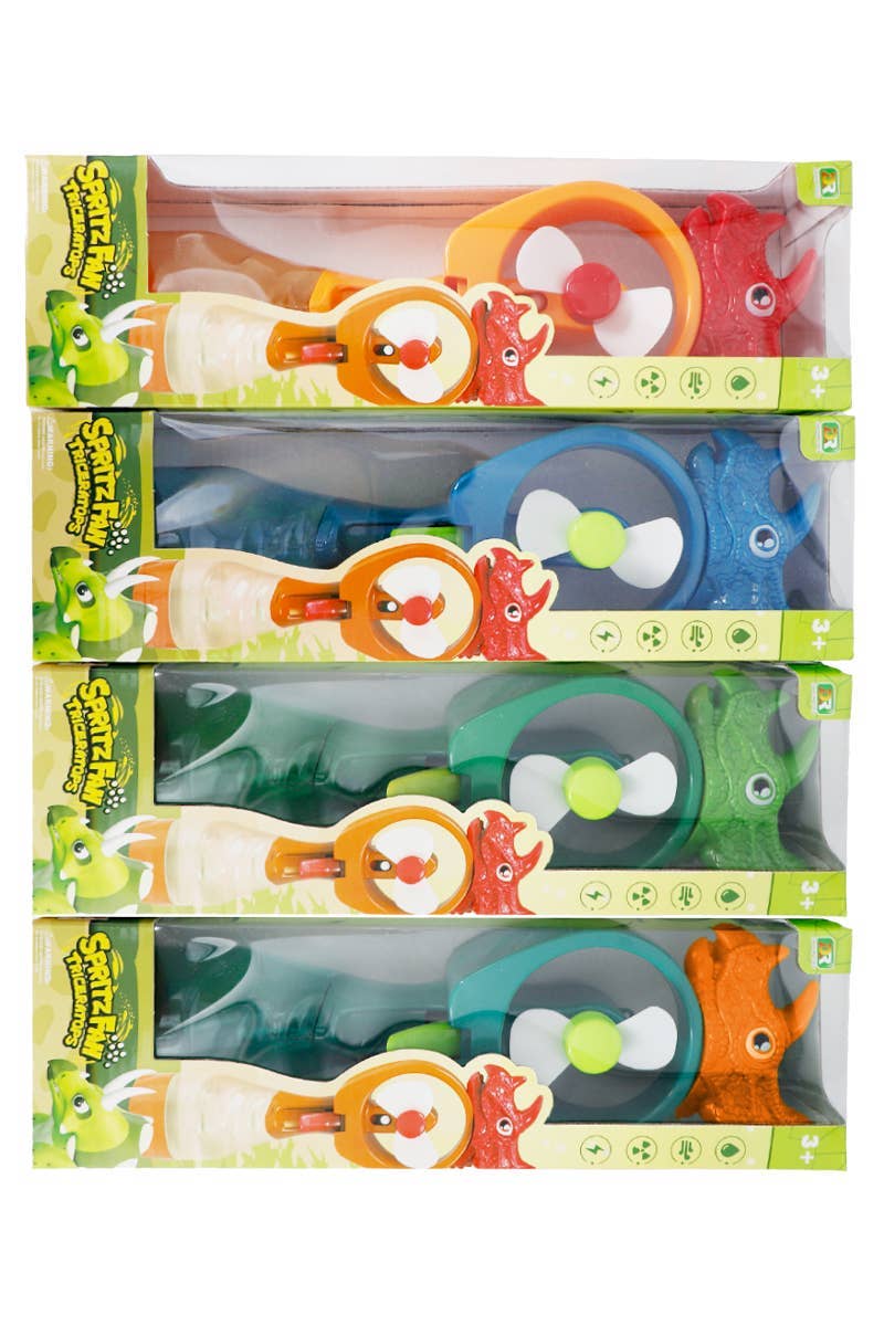 Triceratops Dino Water Spray Misting Electric Fan