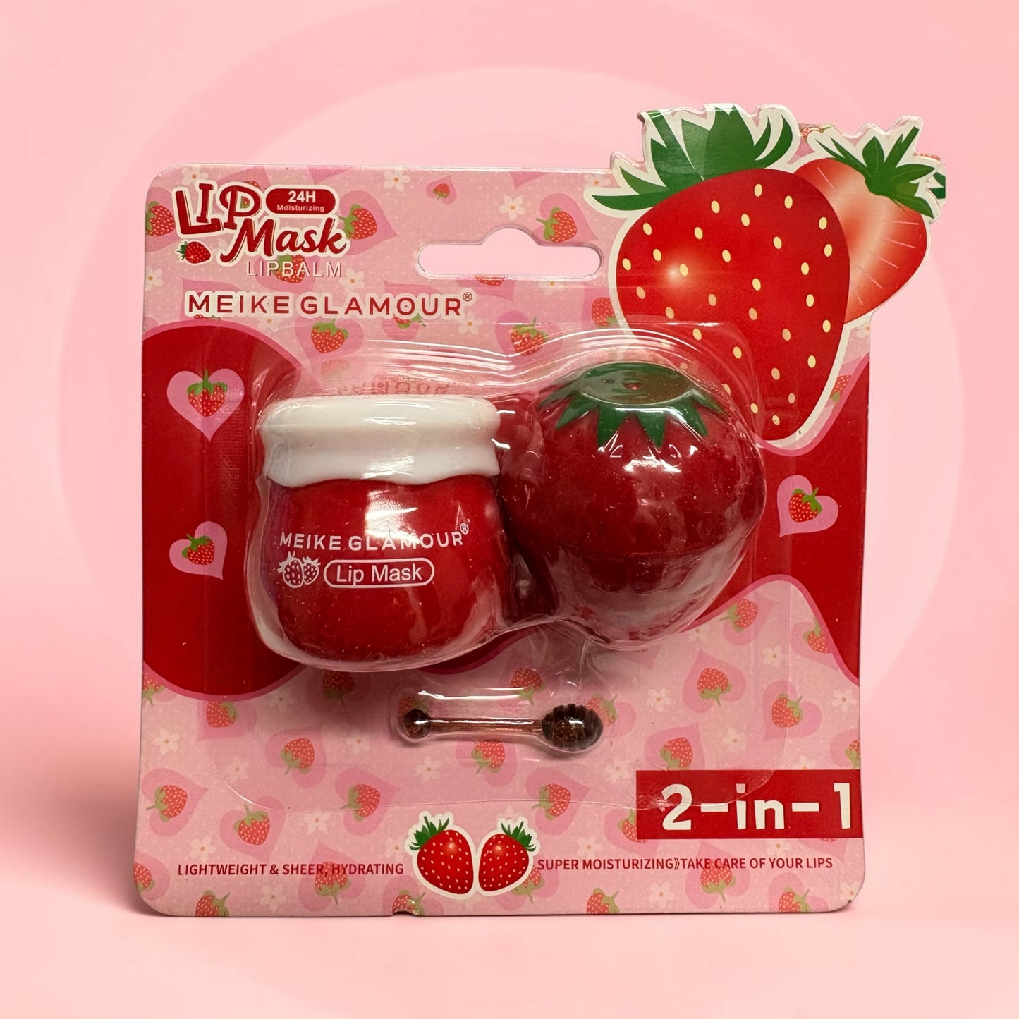 Strawberry lip mask