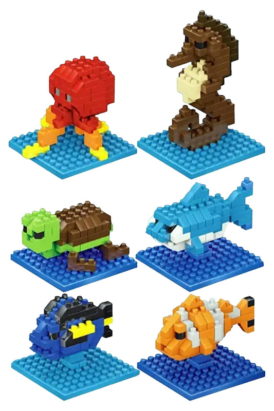 Sea Animals DIY Building Block Kit