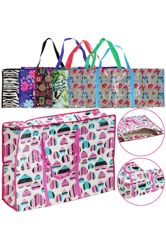 Wide Super Sized Multi-use Reusable Shopper Bag