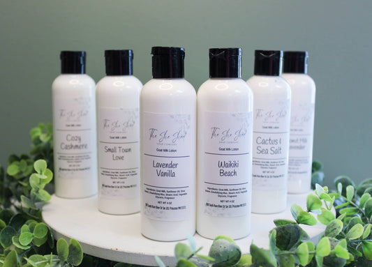 Goat Milk Lotion: Lavender Vanilla / 4 Oz