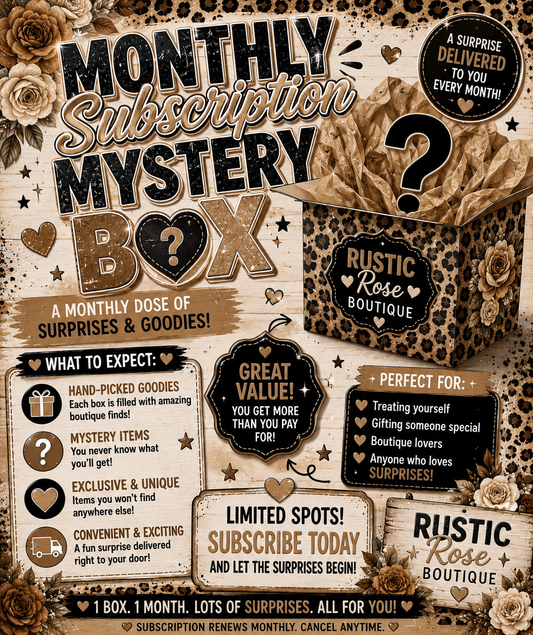 ✨ Our Monthly Mystery Box! ✨