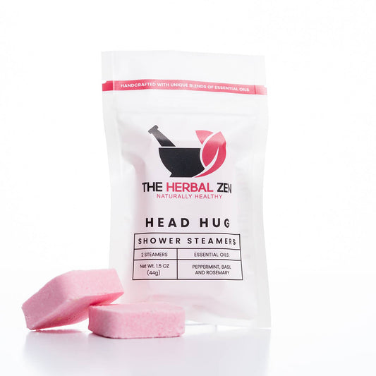 Shower Steamer Favors | Head Hug | Peppermint+ Basil+ Rosemary